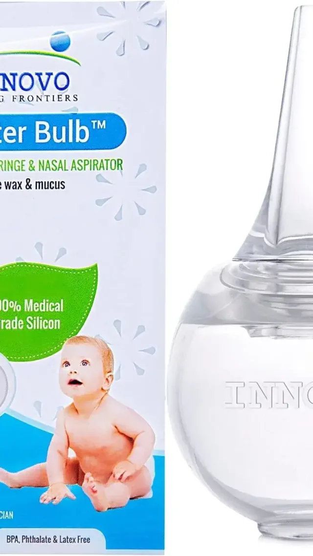 Innovo Hospital Grade Silicone Twister Bulb Clear White