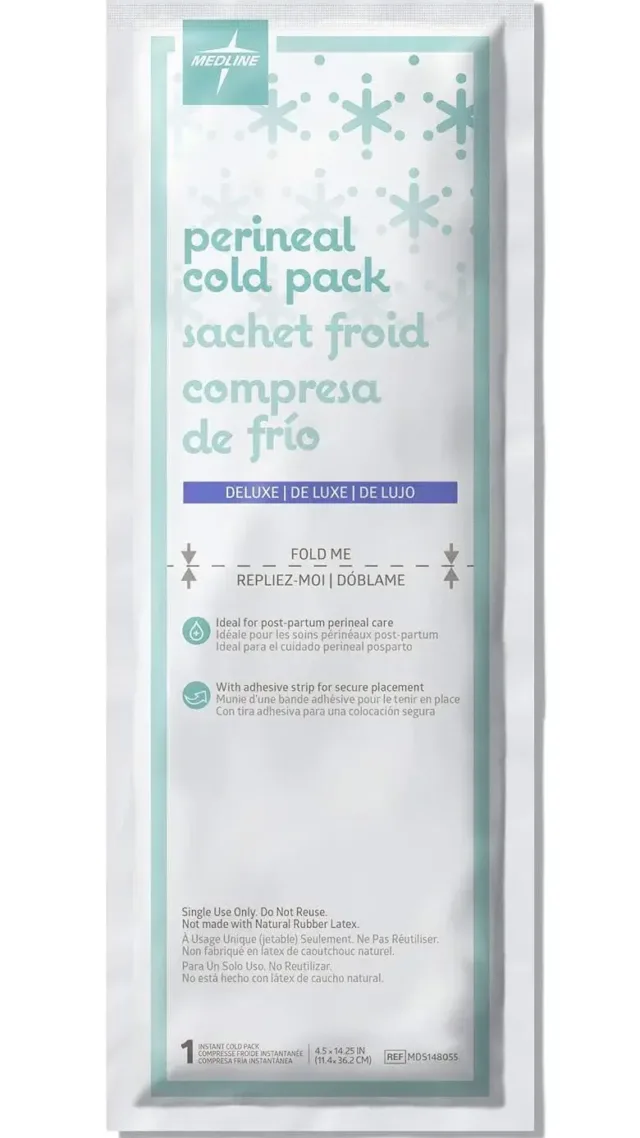 Medline Deluxe Perineal Cold Packs With Adhesive Strip