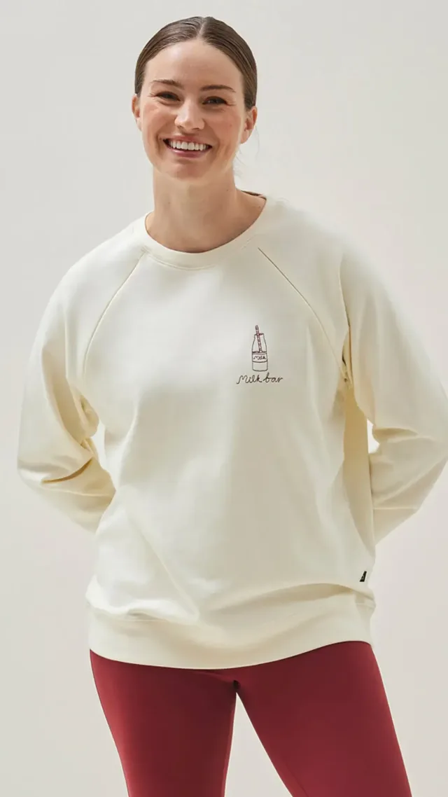 Mama Sweatshirt Milk Bar - Off White