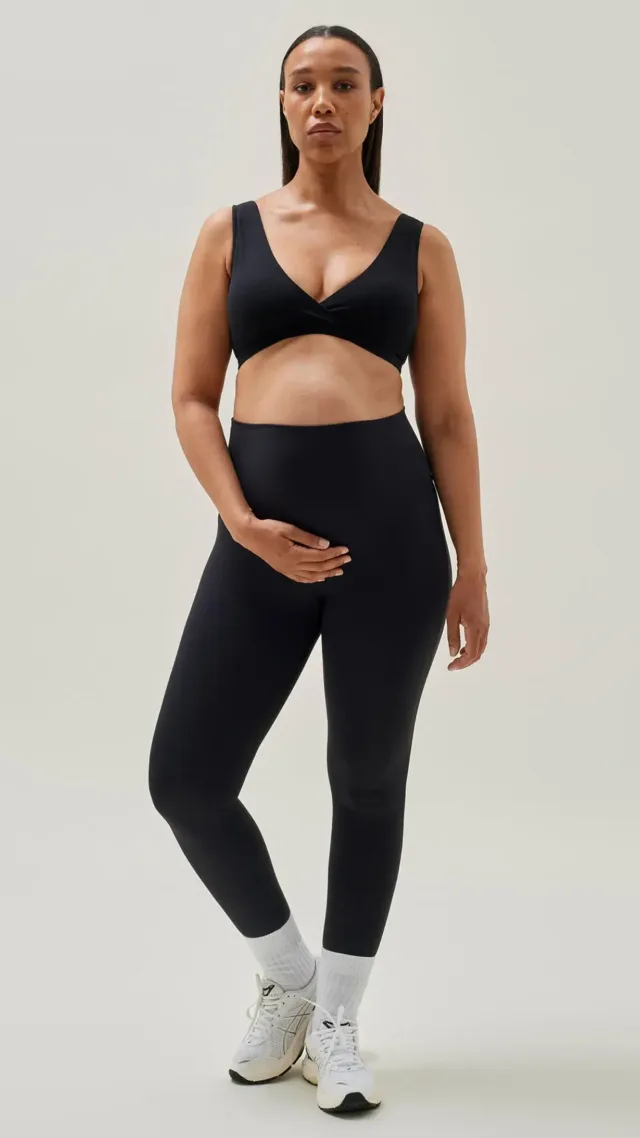 Maternity Yoga Leggings - Black