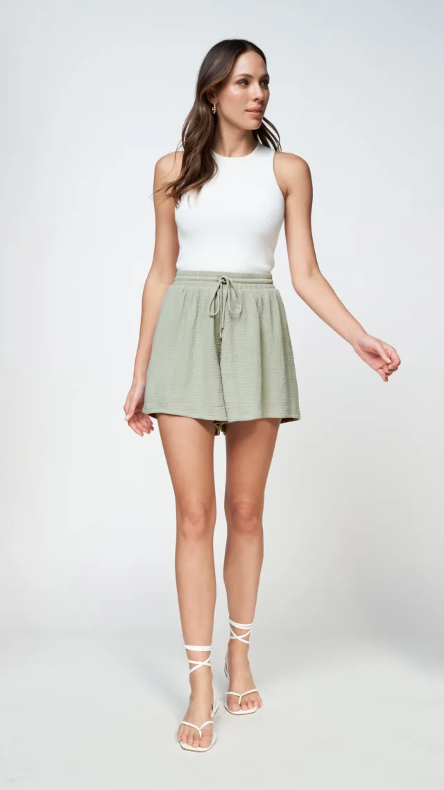 Santorini Swing Short - Sage