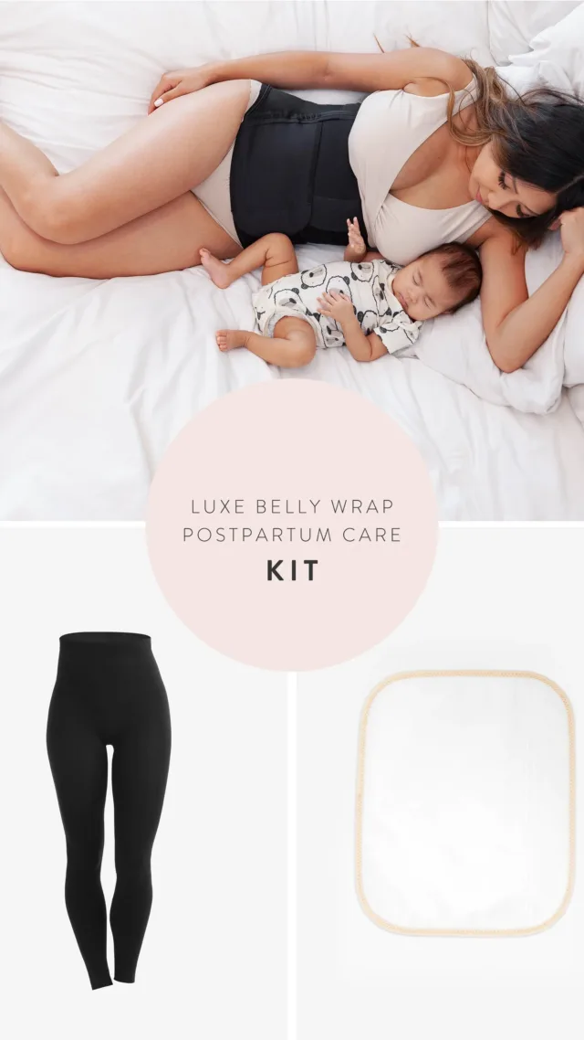 Luxe Belly Wrap Postpartum Care Kit