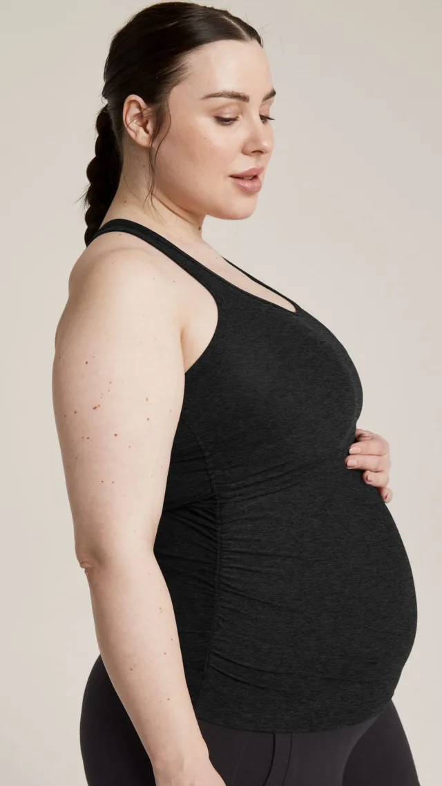 Featherweight Let It Grow Racerback Maternity Tank