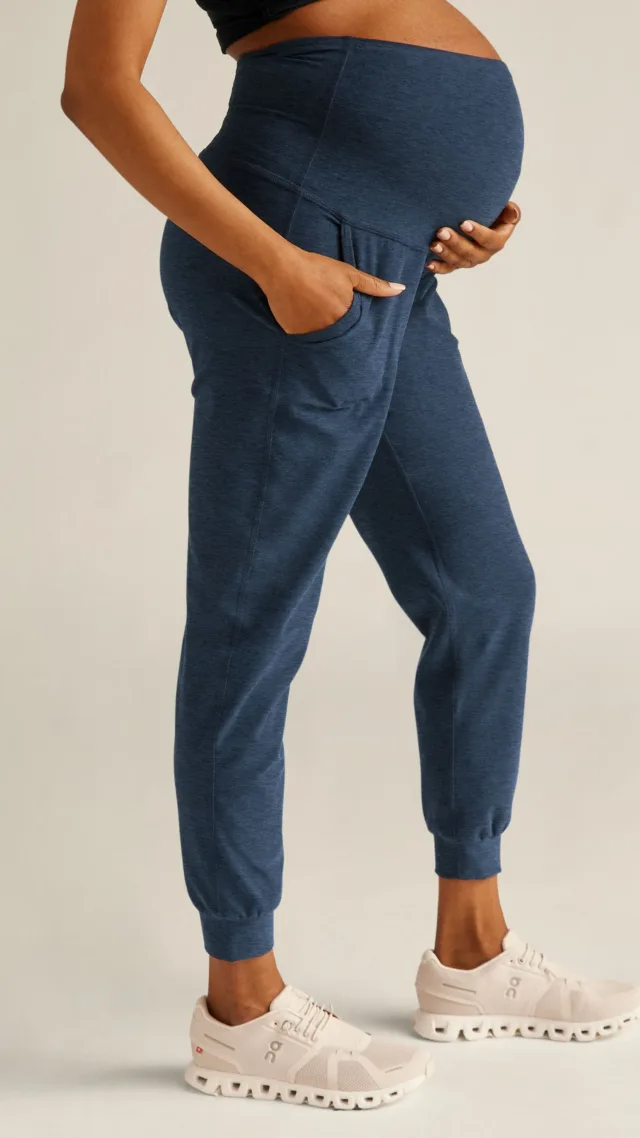 Spacedye Beyond The Bump Maternity Midi Jogger