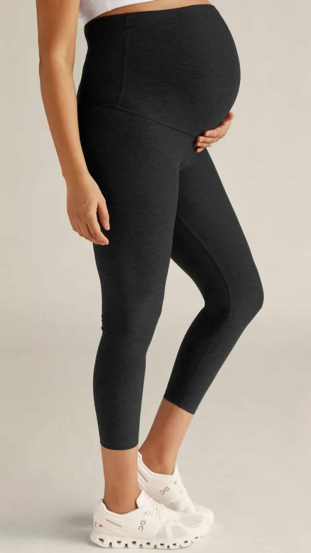 Spacedye Love The Bump Capri Maternity Legging