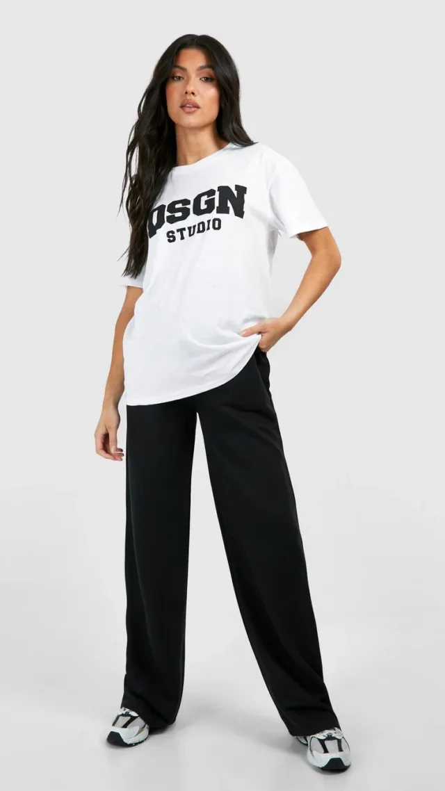 Black Maternity Dsgn Studio T-Shirt Tracksuit