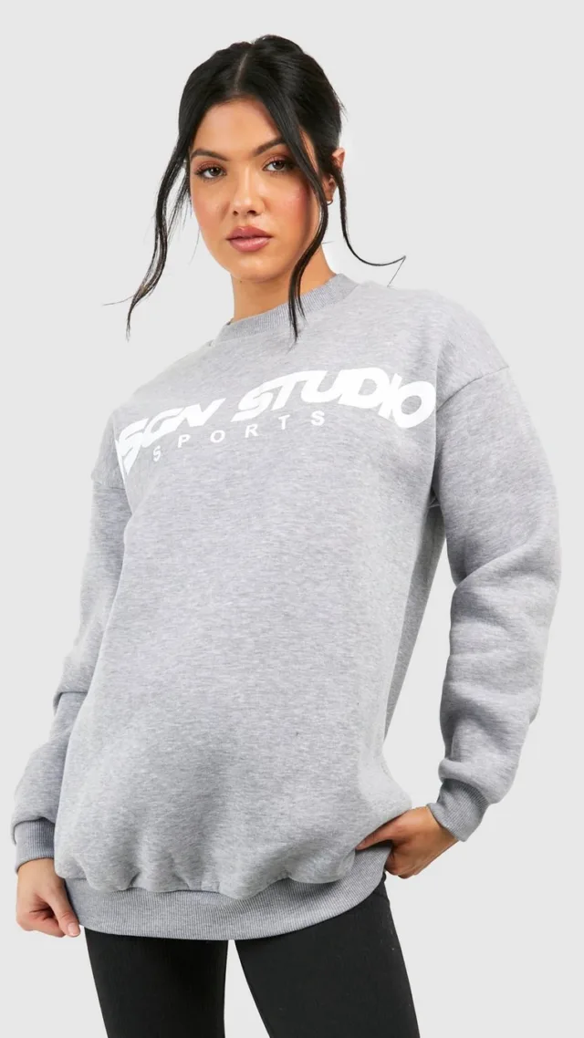 Grey Marl Maternity Dsgn Studio Sweatshirt