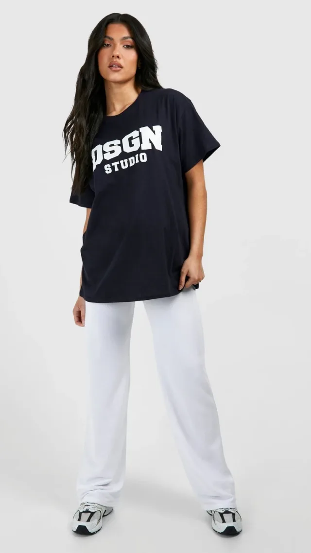 Navy Maternity Dsgn Studio T-Shirt Tracksuit