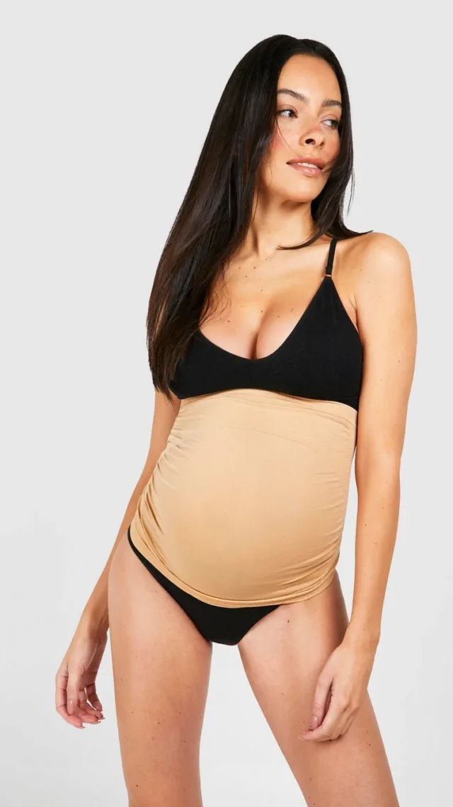 Nude Maternity Bump Support Band