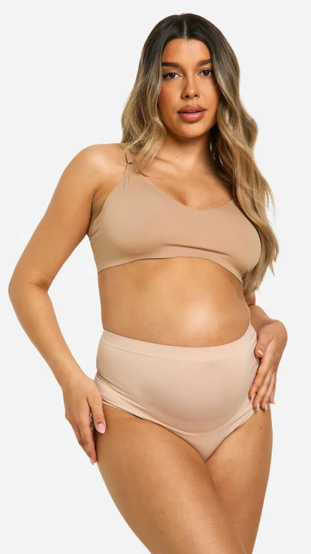 Nude Maternity Seamless Bump Support Thong