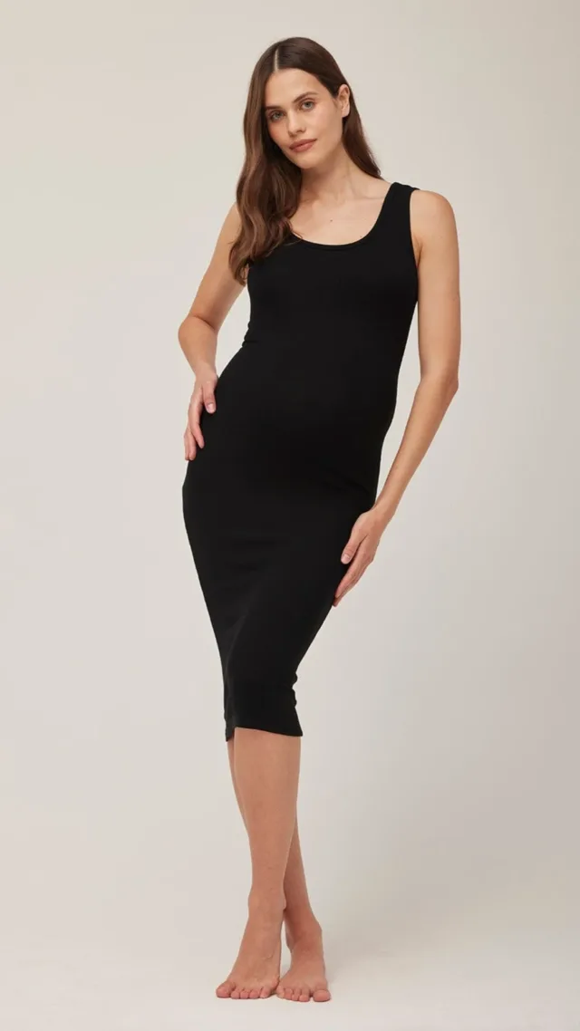 Soft Rib Tank Dress