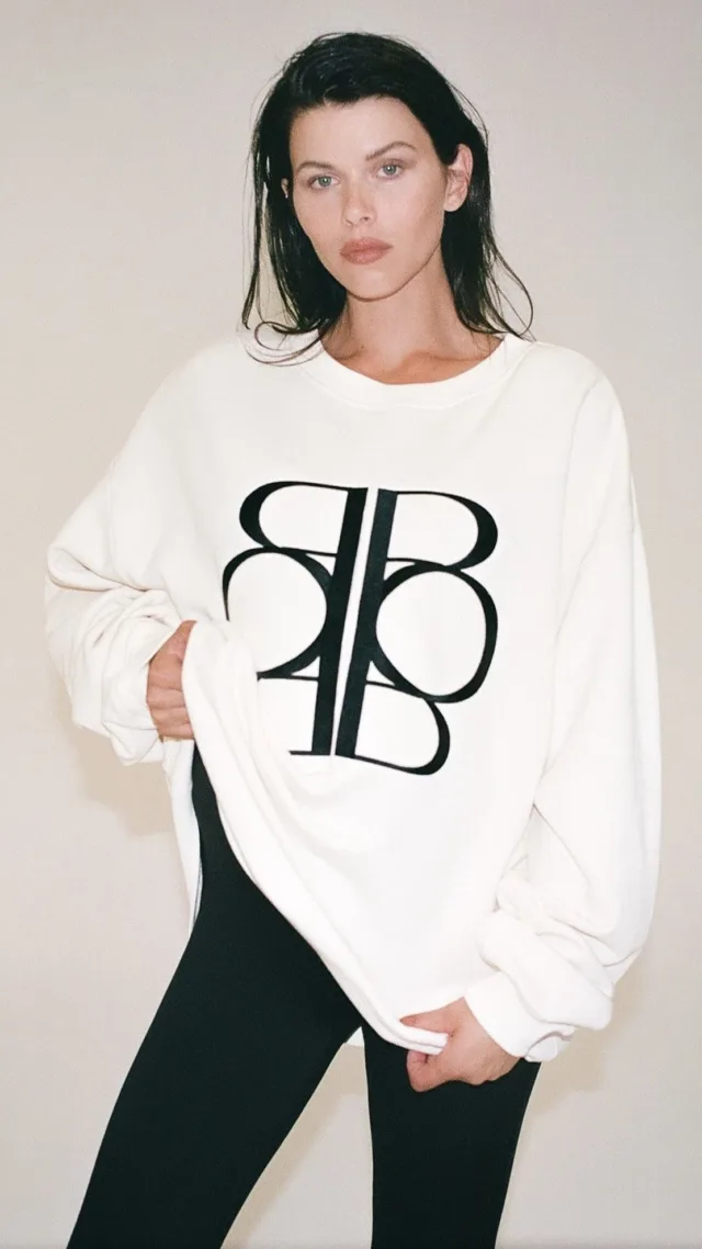 Terry Crewneck Logo Sweatshirt