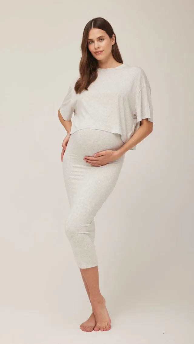 The Midi Maternity Skirt