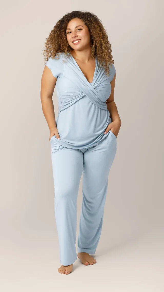 Davy Maternity & Nursing Pajama Set