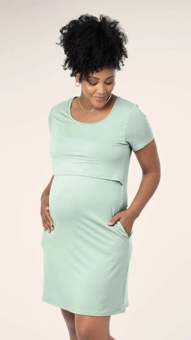 Eleanora Bamboo Maternity & Nursing Dress