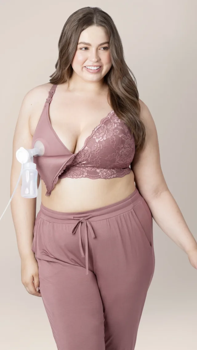 Lace Minimalist Hands-Free Pumping & Nursing Bra