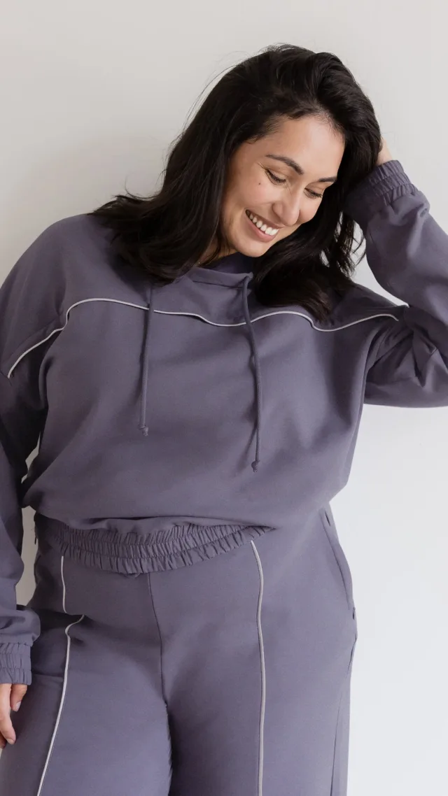 Mila Cropped Nursing Hoodie