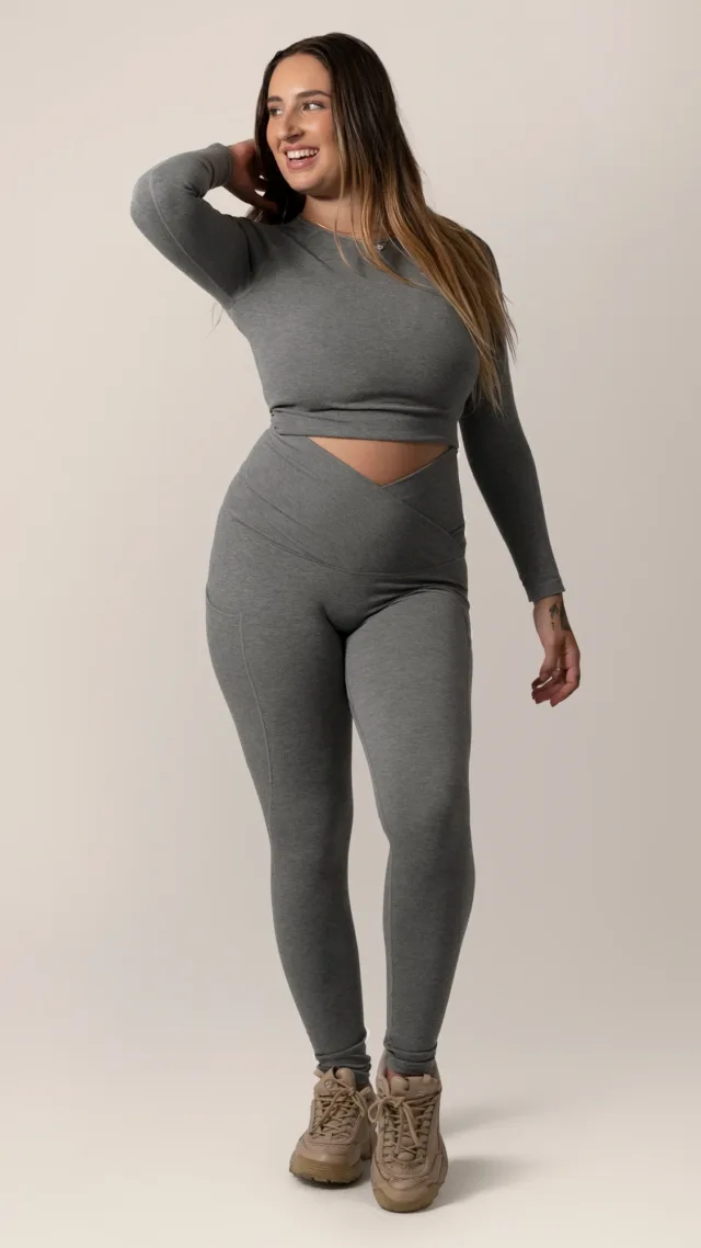 Sublime®️ Bamboo Maternity & Postpartum Crossover Legging