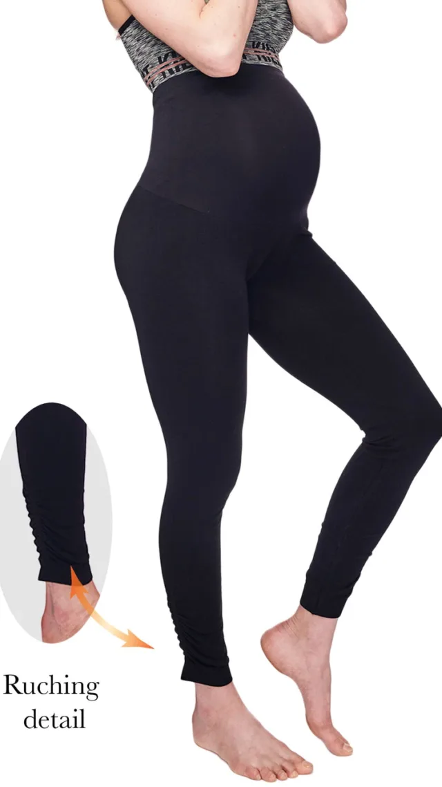 Maternity Leggings, Black (Single)