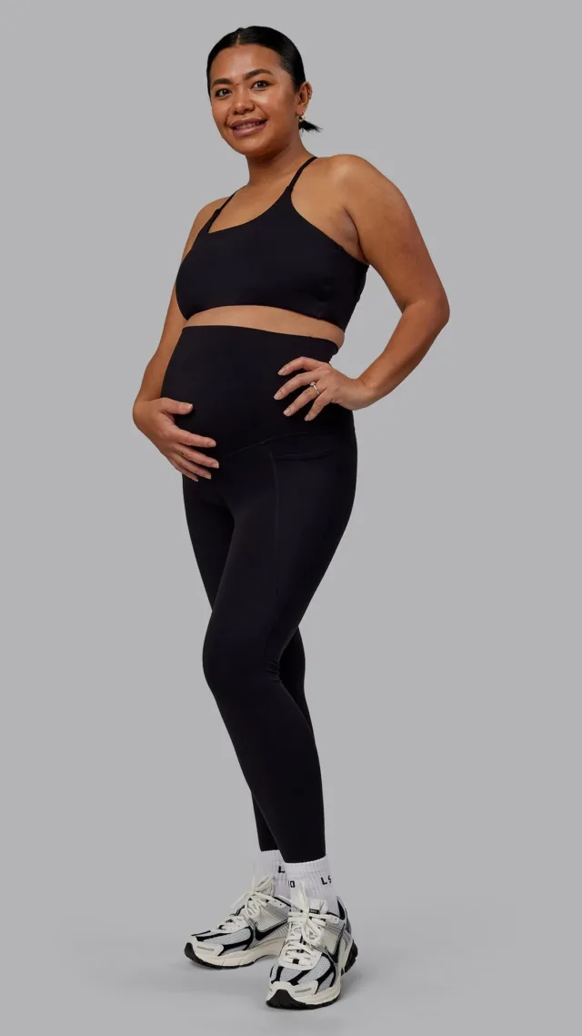 Elixir Maternity Full Length Leggings With Pockets