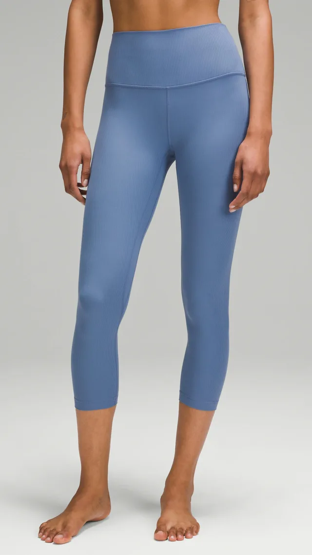 Lululemon Align™ High-Rise Ribbed Crop 23"