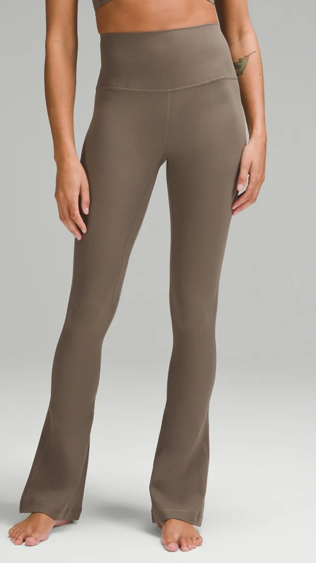 Lululemon Align™ High-Rise Ribbed Mini-Flare Pant  Regular