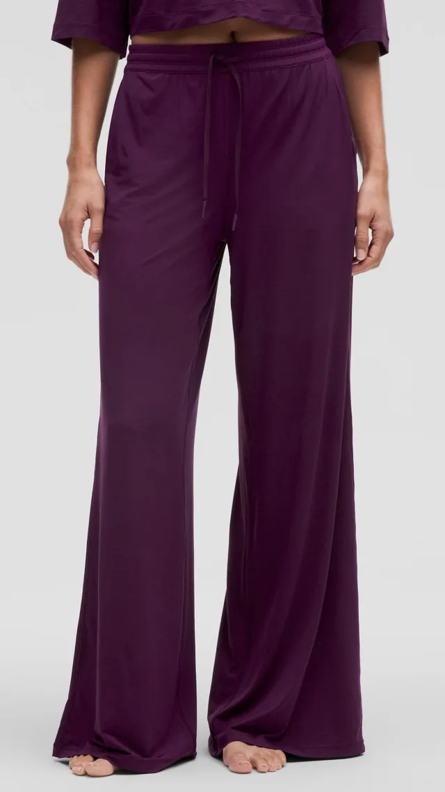 Modal High-Rise Wide-Leg Lounge Pant