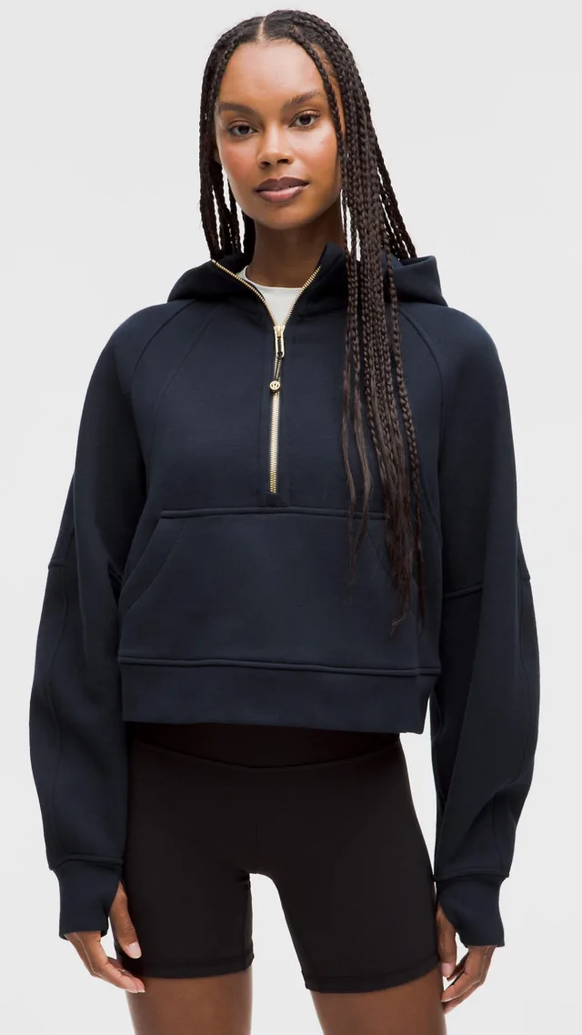 Scuba Oversized Half-Zip Hoodie