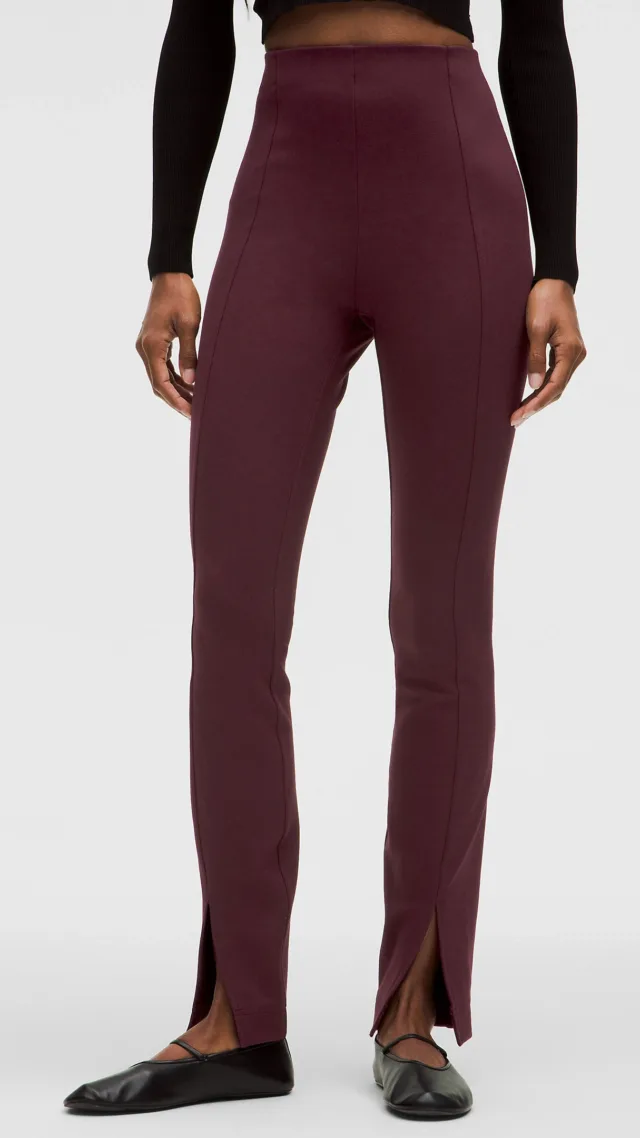 Stretch Knit High-Rise Pull-On Pant  Regular