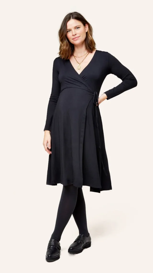 Tessa Maternity + Nursing Wrap Dress