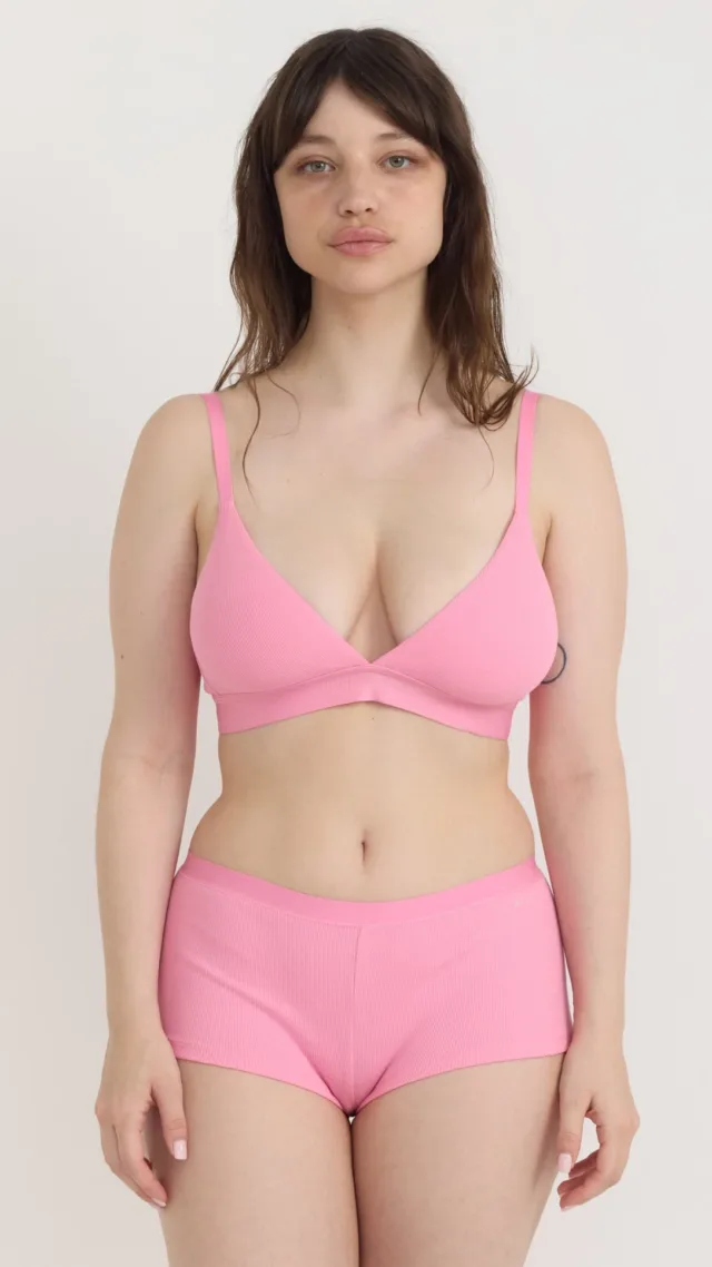 Core Rib Triangle Bralette