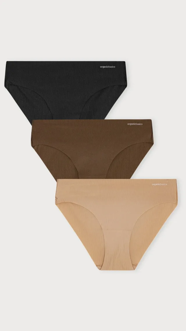 Naked Rib Briefs 3-Pack