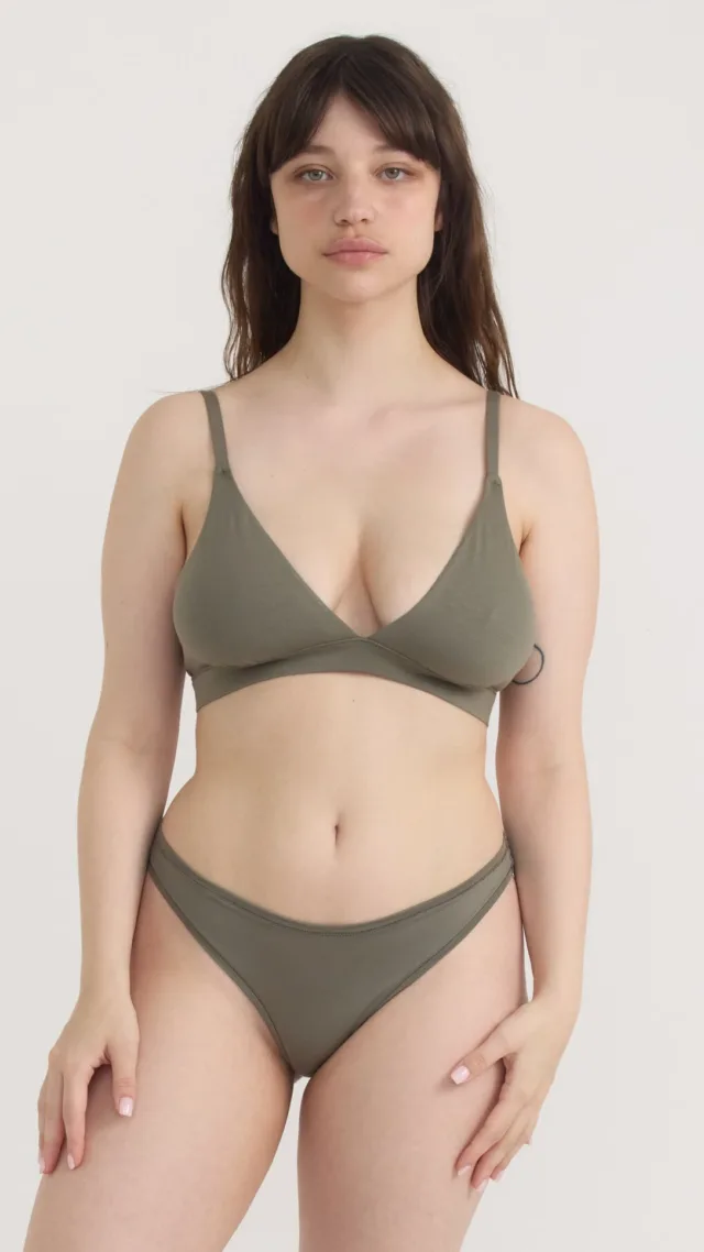 Soft Touch Veil Triangle Bralette