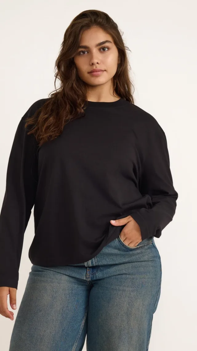 True Heavy Boxy Long Sleeve Tee