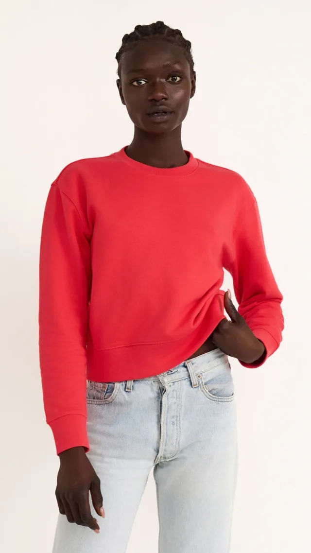 Weekend Boxy Crewneck Sweatshirt