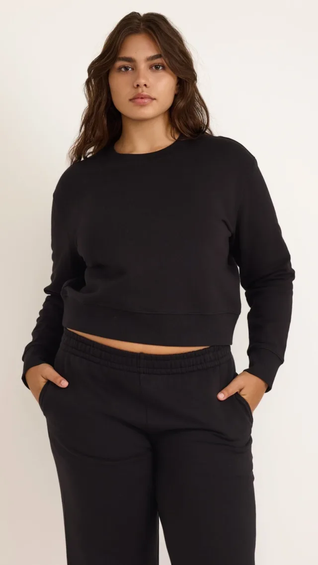 Weekend Boxy Crewneck Sweatshirt