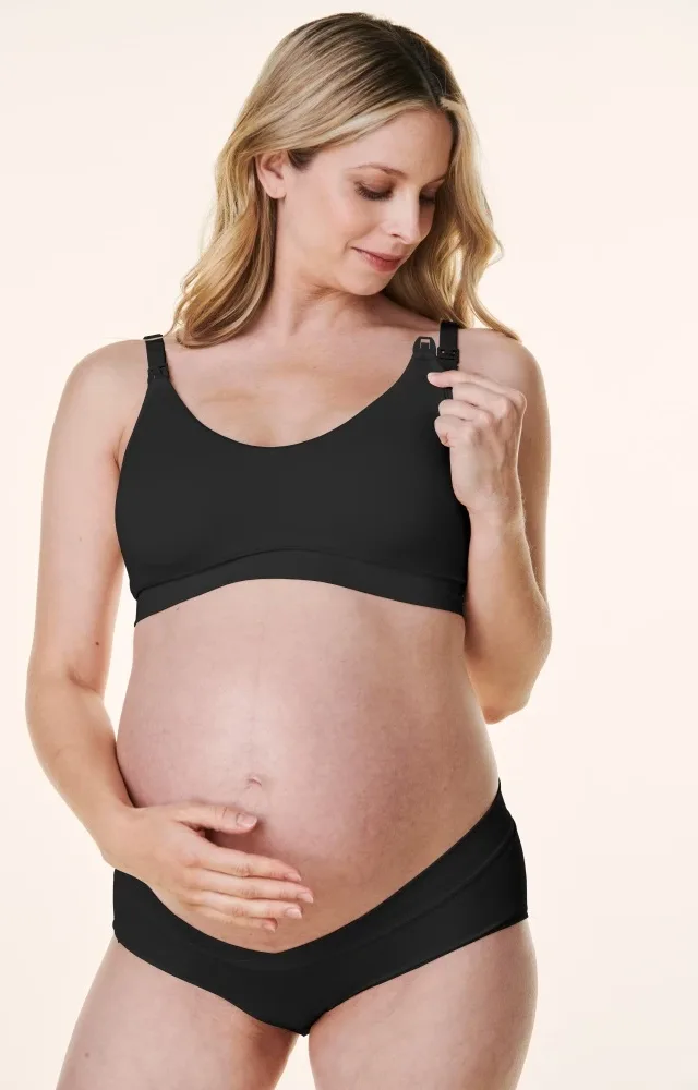 Black Bravado Scoop Neck Maternity & Nursing Bra