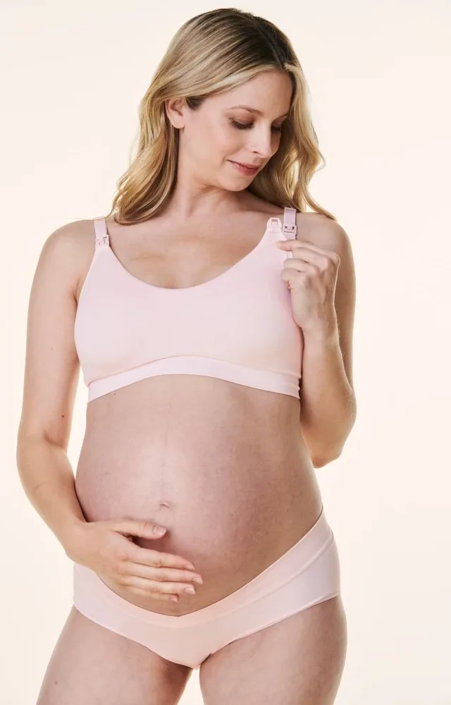 Chalk Pink Bravado Scoop Neck Maternity & Nursing Bra