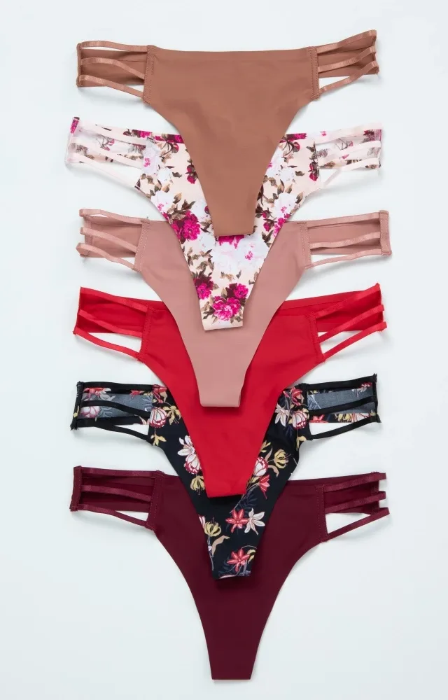 Multicolor Floral Cutout Maternity Underwear Set