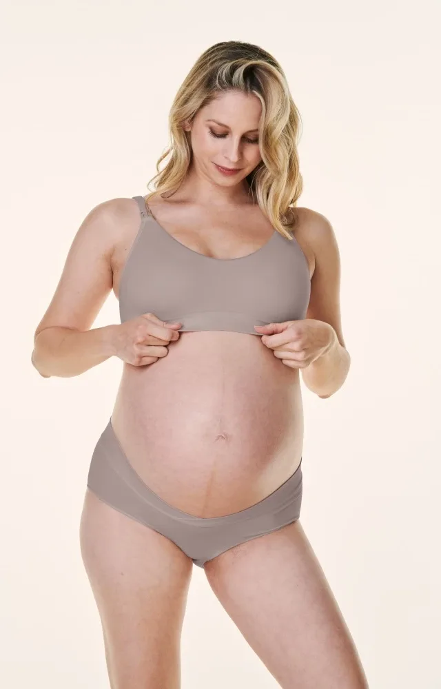 Sand Bravado Scoop Neck Maternity & Nursing Bra