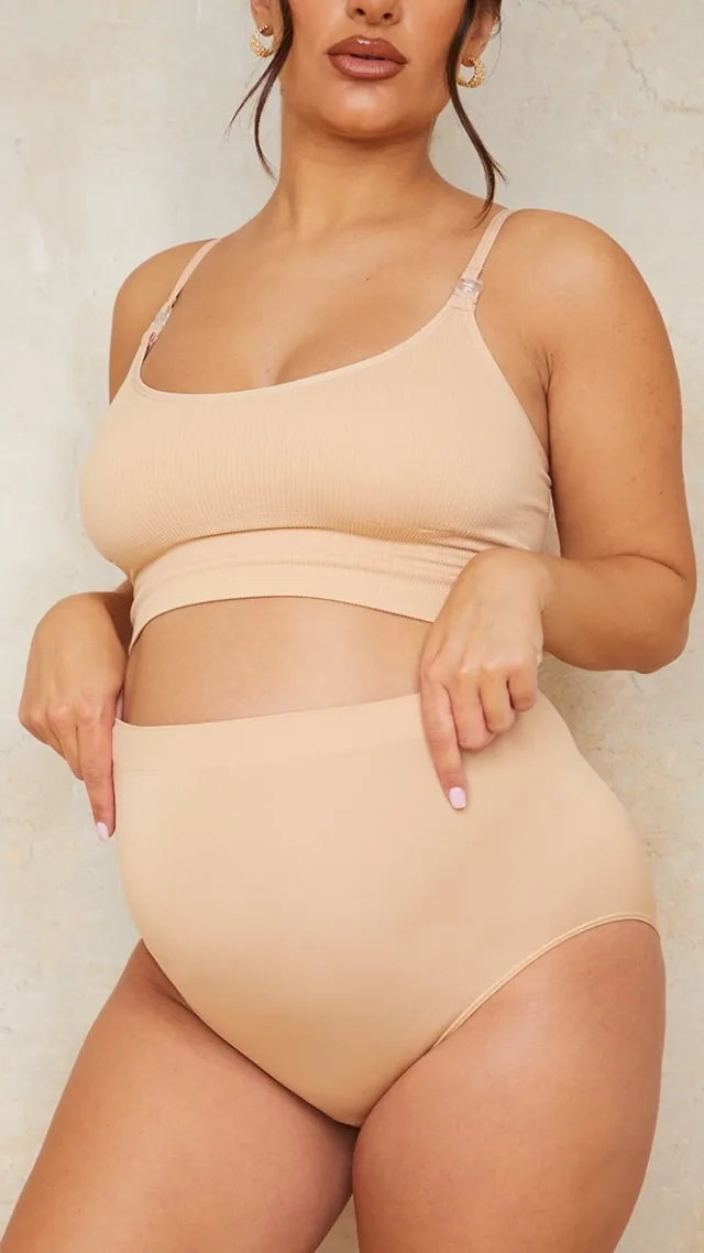 Maternity Camel Bump Support Seamless Panties