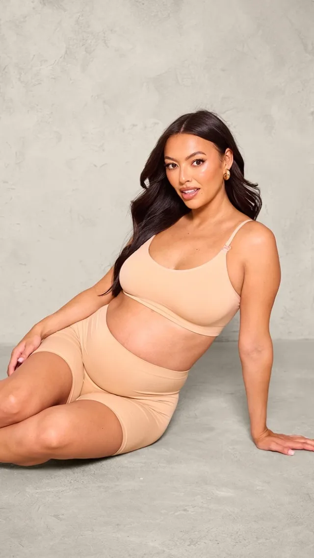 Maternity Nude Seamless Adjustable Nursing Bra