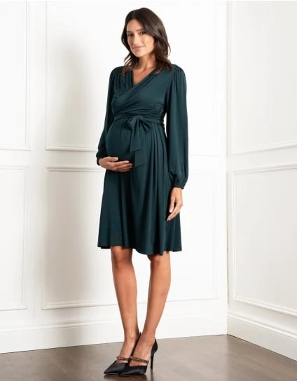 Ayuna | Wrap Maxi Maternity & Nursing Dress