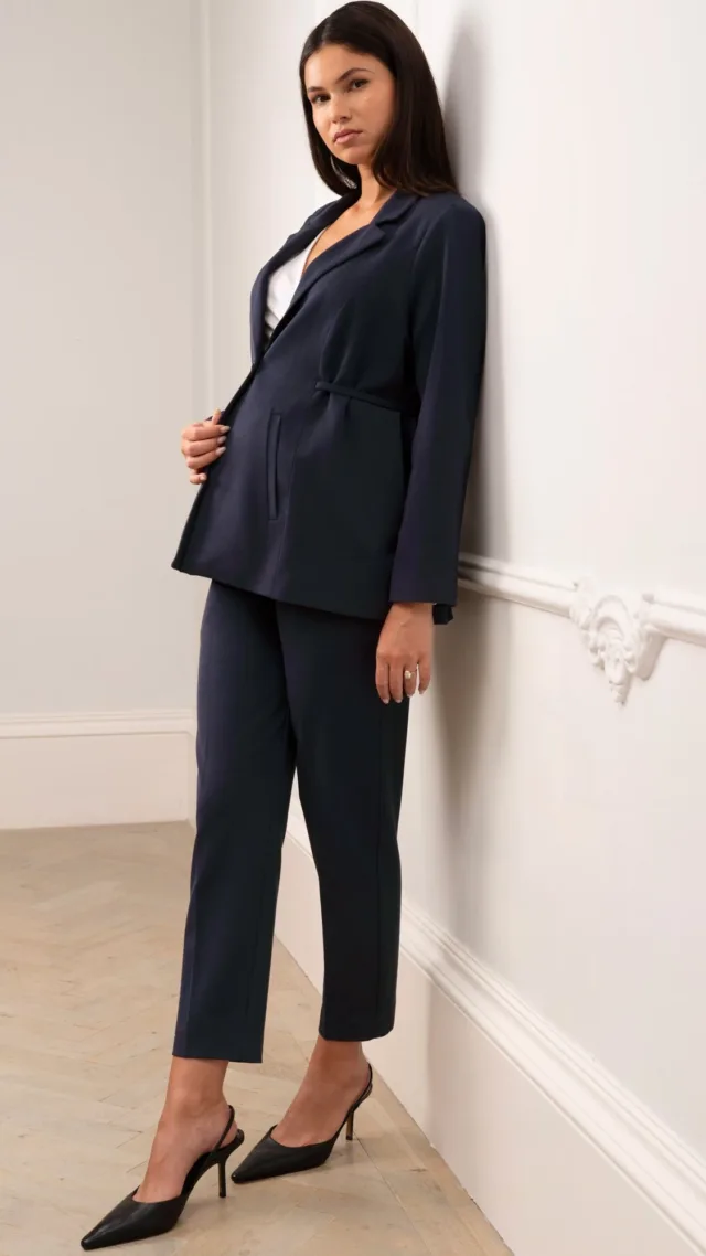 Blaise | Tailored Navy Maternity Blazer