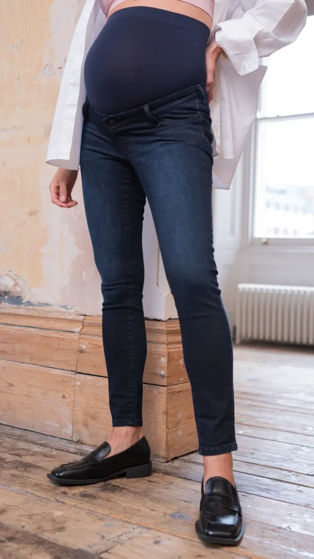 Bodhi | Indigo Over Bump Skinny Maternity Jeans