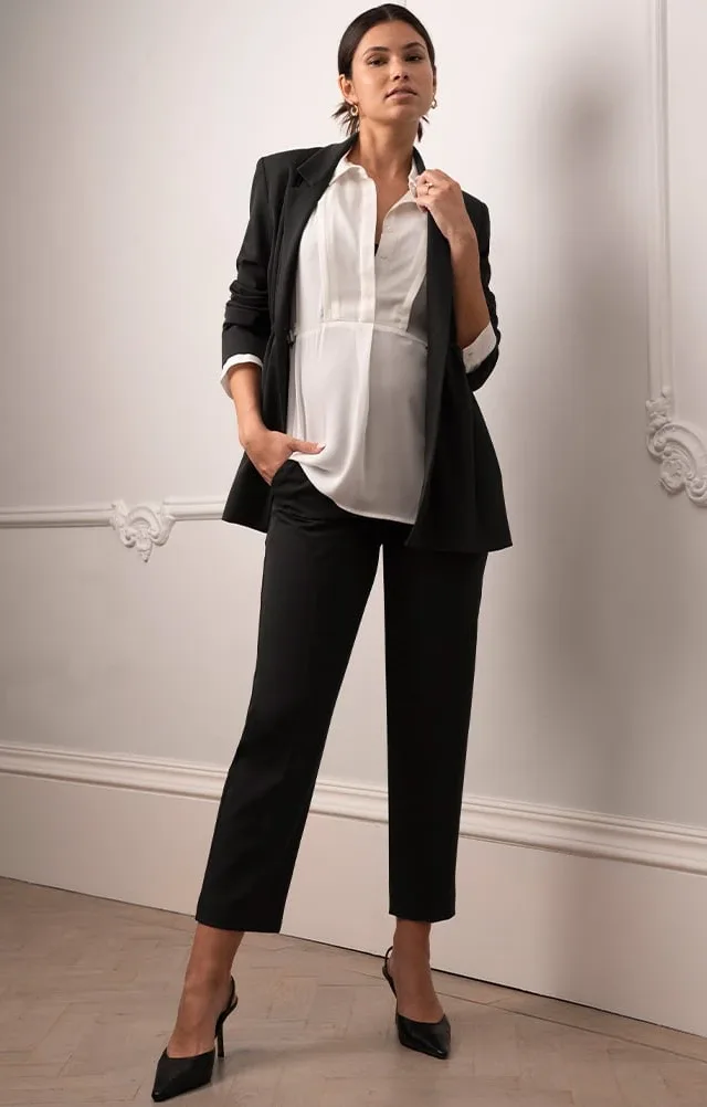 Cam | Corporate Black Maternity Blazer