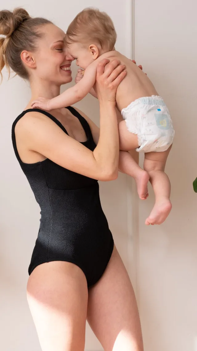 Cave | Textured Post-Maternity Compression Swimsuit