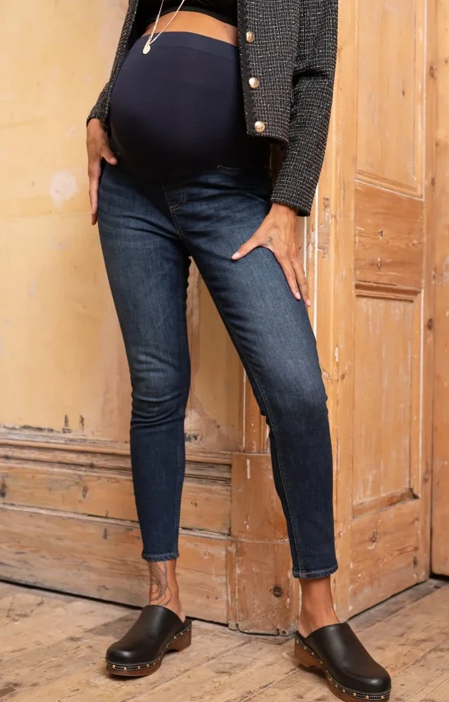 Kai | Organic Cotton Indigo Skinny Maternity Jeans