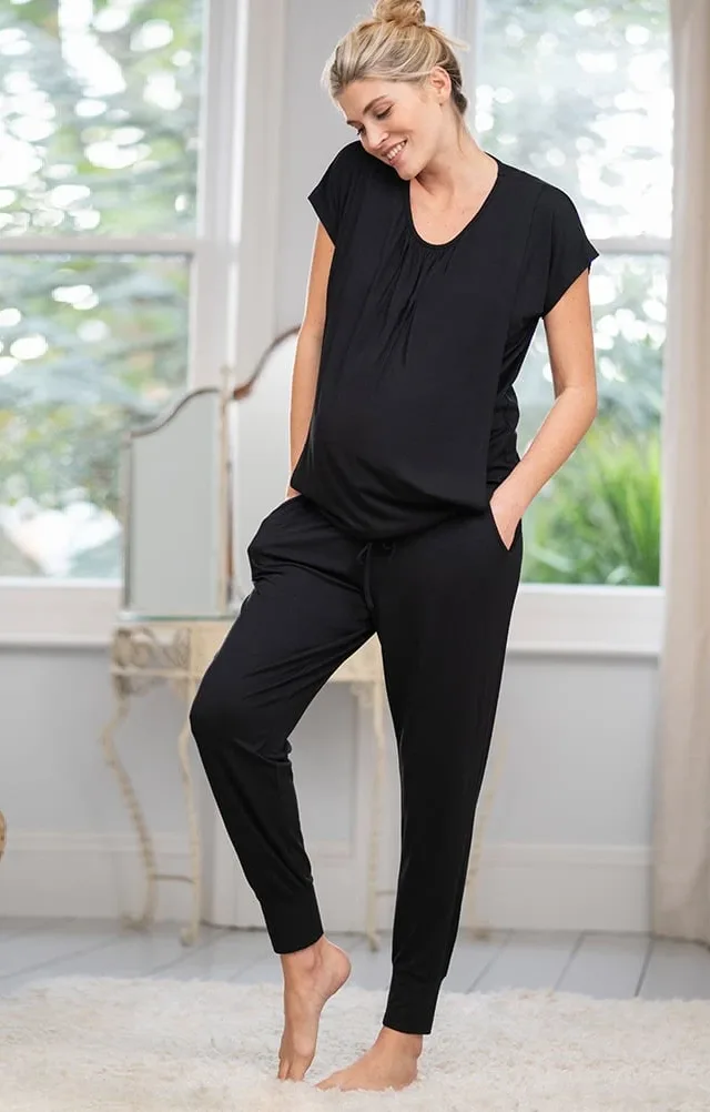 Karen | 2-Piece Short Sleeve Maternity & Nursing Loungewear