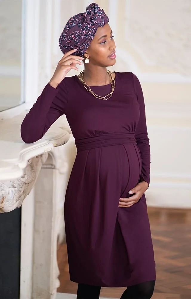 Peachey | Stretch Jersey Maternity & Nursing Dress